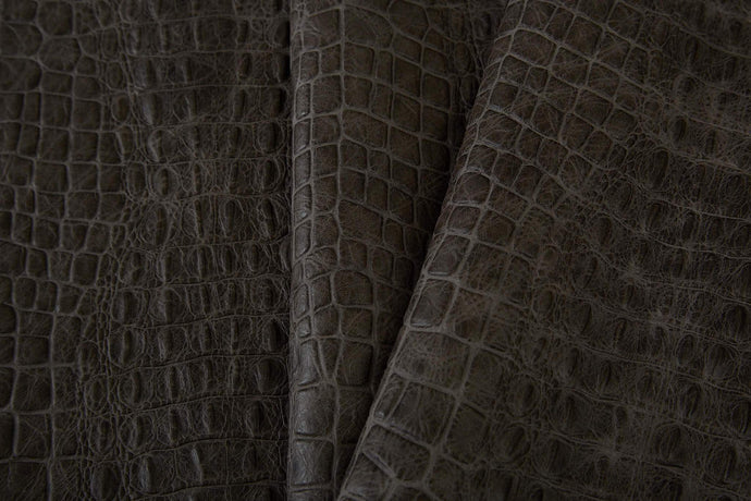 Crocodile Embossed Leather