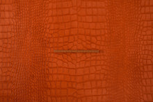 将图片加载到图库查看器，Italian leather, Crocodile Embossed Leather

